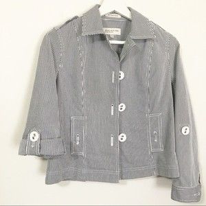 Jones NewYork Sport Petite Stretch Nautical Blazer